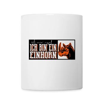 Einhorn unicorn lustig dub nas horn - Tasse - Weiß - Vorne