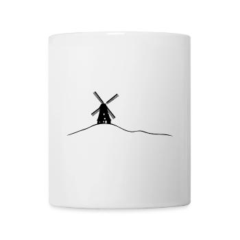 moulin à vent, Pays-Bas, paysage de moulin à vent - Mug blanc - blanc - Devant