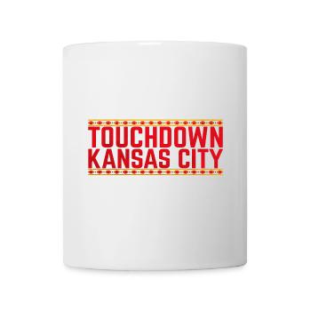 Touchdown Kansas City Stadion-Print - Tasse - Weiß - Vorne