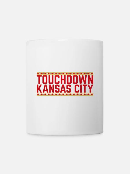 Touchdown Kansas City Stadion-Print - Tasse - Weiß