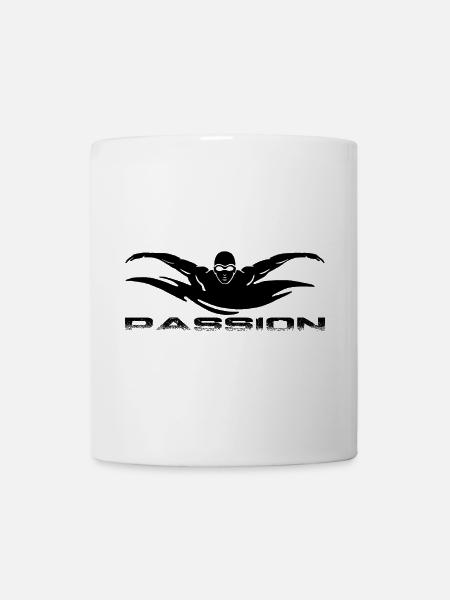 Swimming - Tasse - Weiß
