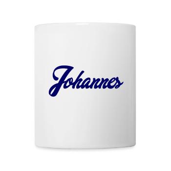 Name Johannes Personalisierung - Tasse - Weiß - Vorne