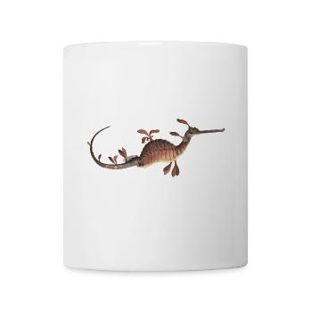 Seahorse Conception sous-marine océanique - Mug blanc - blanc - Devant