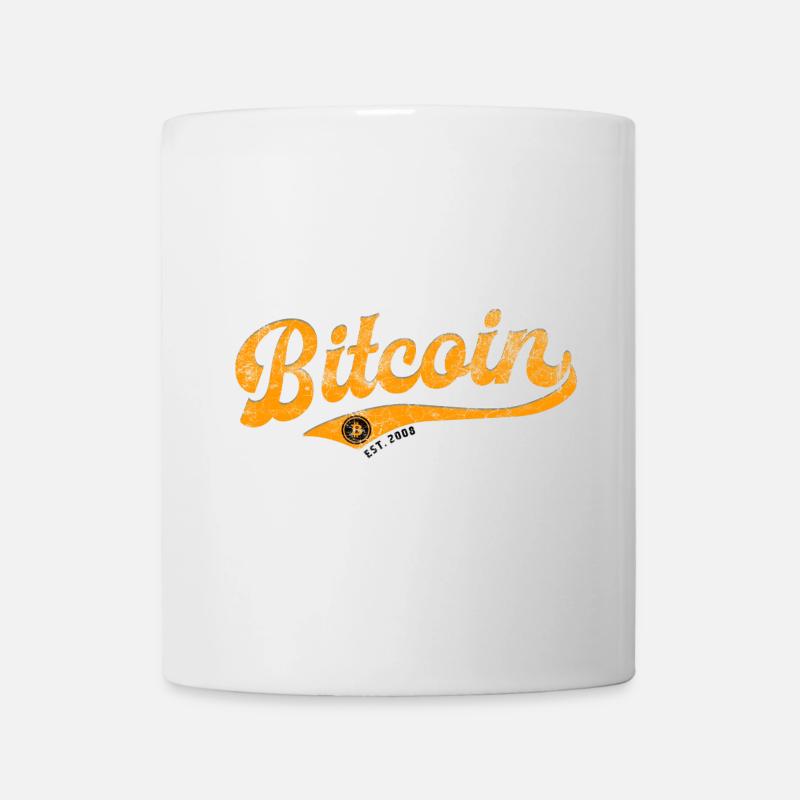 Bitcoin - die Zukunft hat begonnen - Est. 2008 - Tasse - Weiß