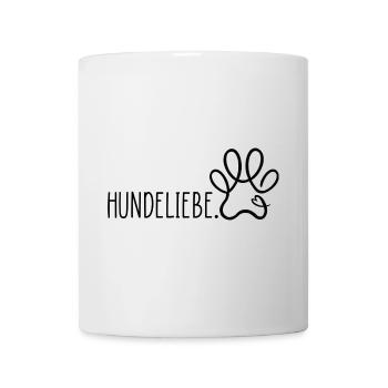 Hundeliebe Hund Haustier - Tasse - Weiß - Vorne