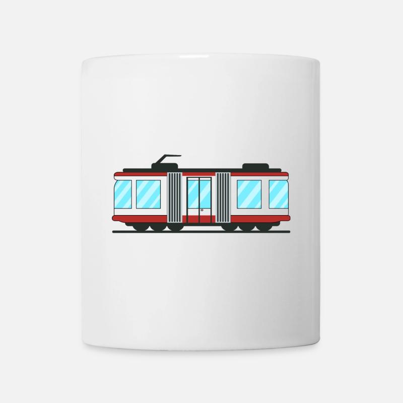 Tram Straßenbahn - Mug blanc - blanc