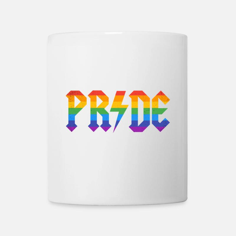 PRIDE Flag Rock - Mug - white