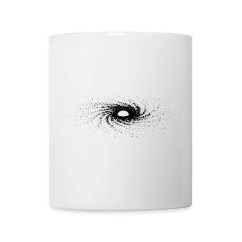 Schwarzes Loch Galaxie Universum - Tasse - Weiß - Vorne
