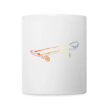 Vintage Skateboard - Mug blanc - blanc - Devant