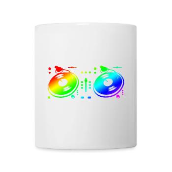 Turntable Disc Jockey - Mug - white - Front