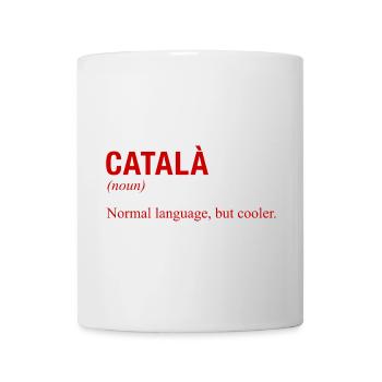 CATALAN Language Katalanisch Katalanische Sprache - Mug - white - Front