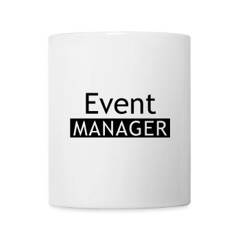 Event Manager Balken - Tasse - Weiß - Vorne