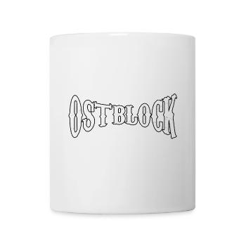 osten ostblock ossi ddr mauer retro vintage shirt - Tasse - Weiß - Vorne