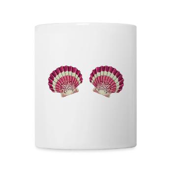 Mermaid Mermaid Mussel Bra - Mug - white - Front