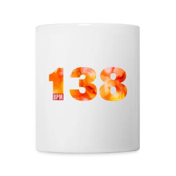 138 BPM - Énergie Pure Élevante - Mug blanc - blanc - Devant