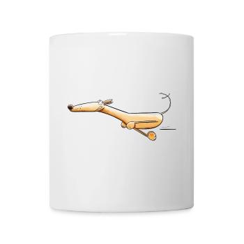 Lévrier vif I Chien - Mug blanc - blanc - Devant