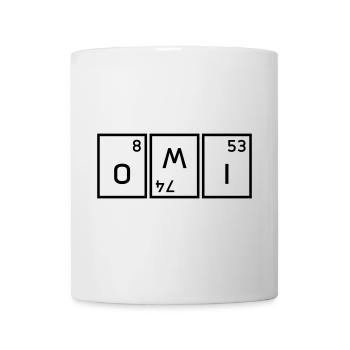 Omi (Sauerstoff, Wolfram verdreht, Iod) - Tasse - Weiß - Vorne
