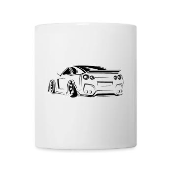 gtr racing symbol car tuner legend classic - Mug - white - Front