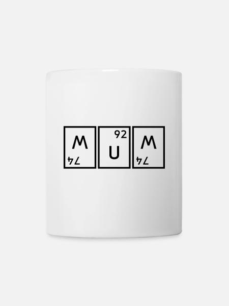 Mum (tungsten twisted, uranium, tungsten twisted) - Mug - white