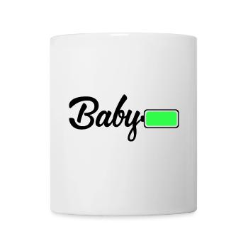 Neon Lime Abstract Block Tee - Mug - white - Front