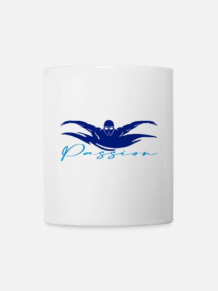 Swimming - Tasse - Weiß