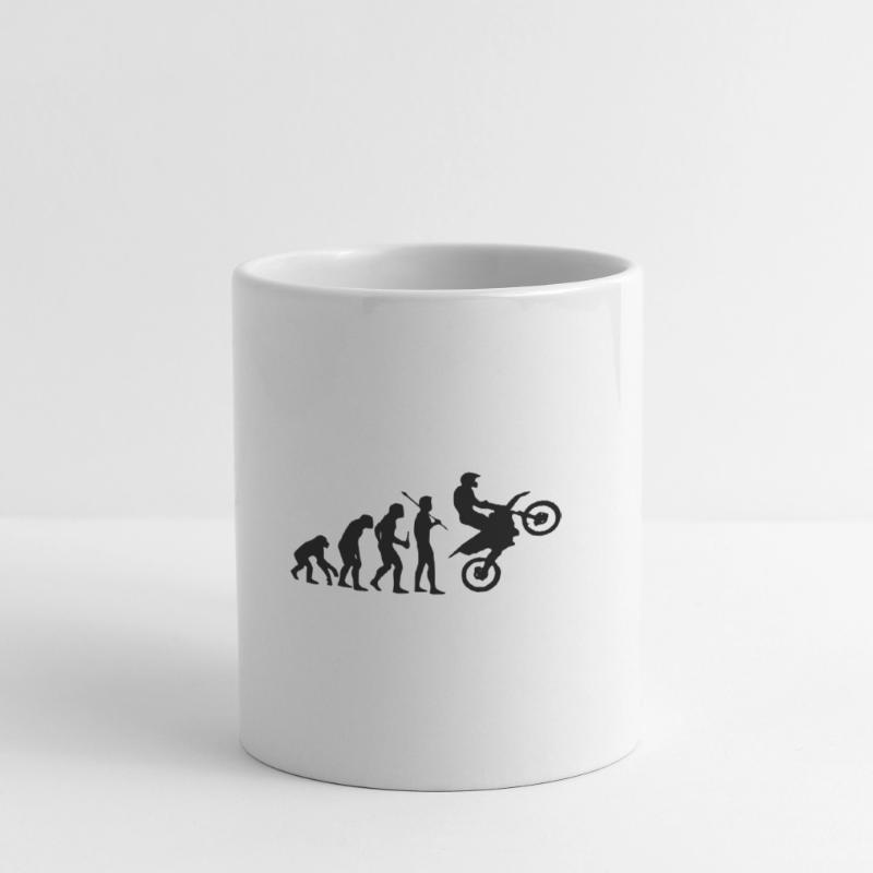 Evolution Affe zu Motocross Tasse