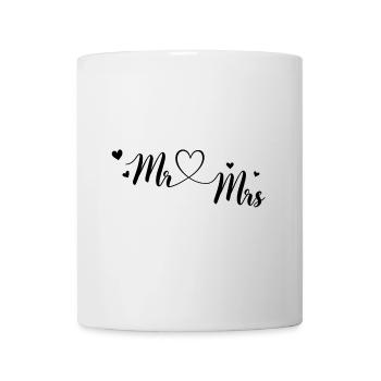 Mr & MRS à personnaliser - Mug blanc - blanc - Devant