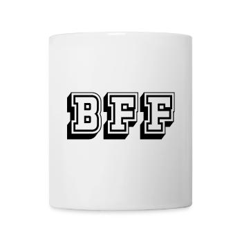 BFF Tshirt black - Mug - white - Front