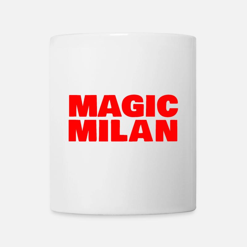 Magic Milan Logo Rot - Tasse - Weiß