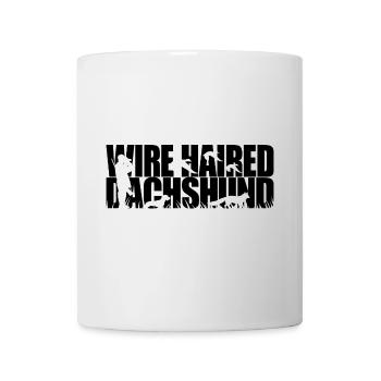 DACHSHUND à poil dur Chien de chasse Wilsigns Hunter - Mug blanc - blanc - Devant