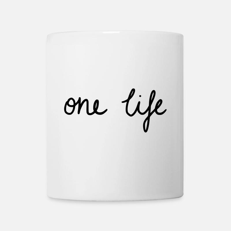 UNE VIE - Mug blanc - blanc