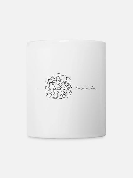 Mein Leben - Tasse - Weiß