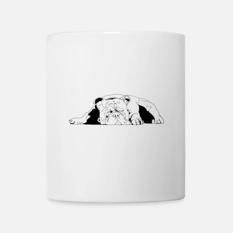 Bulldog - Mug - white