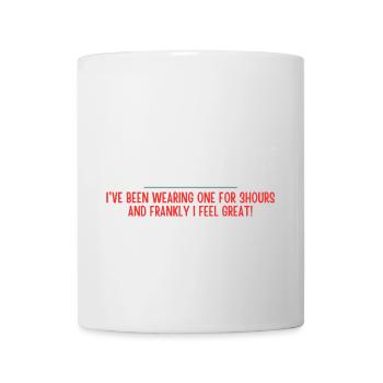 One Hour Jogging Quote Tee - Mug - white - Front