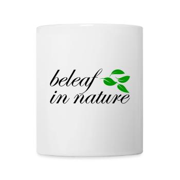 beleaf in nature - Mug - white - Front