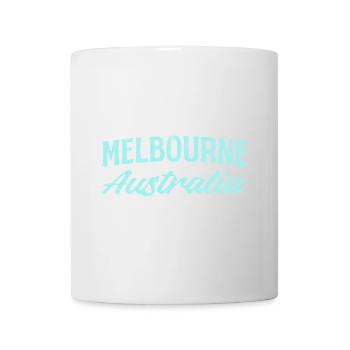 Melbourne Australia Vintage Travel - Mug - white - Front