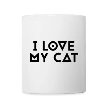 I love my cat - Tasse - Weiß - Vorne