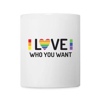 Pride Month - Liebe, wen du willst - Tasse - Weiß - Vorne