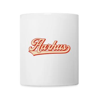 Aarhus Retro Look – Denmark Lettering - Mug - white - Front
