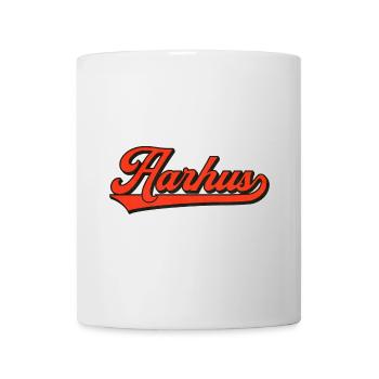 Aarhus Retro Lettering – Denmark Style - Mug - white - Front