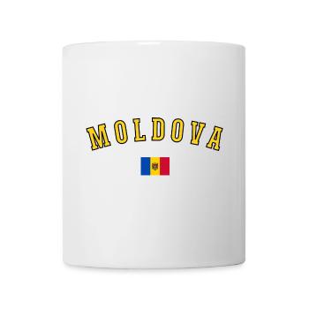 Drapeau de la Moldavie - Mug blanc - blanc - Devant