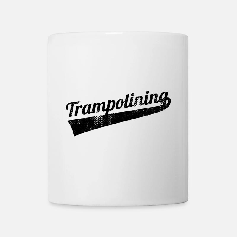 Trampolinspringen - Tasse - Weiß