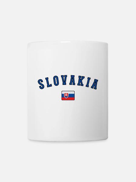 Flagge der Slowakei, Stolz der Slowakei - Tasse - Weiß