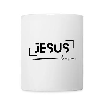 Jesus liebt mich - Tasse - Weiß - Vorne