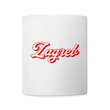 Zagreb Script Retro - Tasse - Weiß - Vorne
