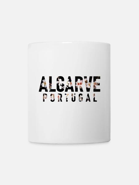Algarve Portugal fleurs d'amandier - Mug blanc - blanc