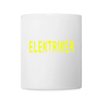 Elektriker Handwerker Design - Tasse - Weiß - Vorne