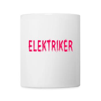 Elektriker Handwerke Design - Tasse - Weiß - Vorne