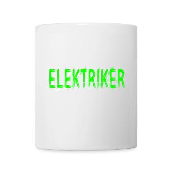 Elektriker Handwerker Design - Tasse - Weiß - Vorne