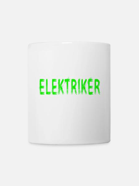 Elektriker Handwerker Design - Tasse - Weiß